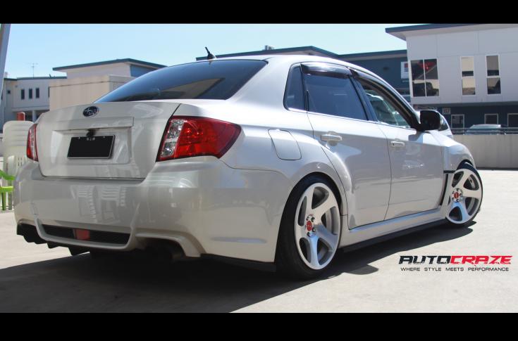 SUBARU WRX TMB SILVER MACHINED FACE